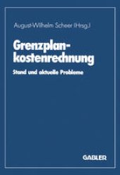 book Grenzplankostenrechnung: Stand und aktuelle Probleme