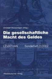 book Die gesellschaftliche Macht des Geldes