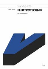 book Elektrotechnik: Lehr- und Arbeitsbuch