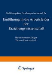 book Einführung in die Arbeitsfelder der Erziehungswissenschaft