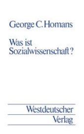 book Was ist Sozialwissenschaft?