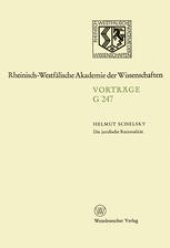 book Die juridische Rationalität: 248. Sitzung am 23.April 1980 in Düsseldorf