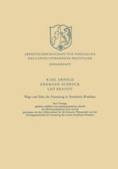 book Wege und Ziele der Forschung in Nordrhein-Westfalen: Drei Vorträge gehalten anläßlich eines parlamentarischen Abends des Ministerpräsidenten Karl Arnold gemeinsam mit dem Stifterverband für die Deutsche Wissenschaft und der Arbeitsgemeinschaft für Forschu