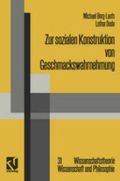 book Zur sozialen Konstruktion von Geschmackswahrnehmung