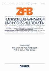 book Hochschulorganisation und Hochschuldidaktik