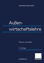 book Außenwirtschaftslehre: Theorie und Politik