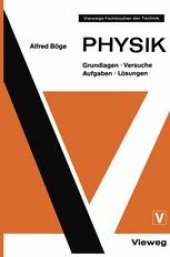 book Physik: Grundlagen · Versuche · Aufgaben · Lösungen