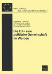 book Die EU — eine politische Gemeinschaft im Werden