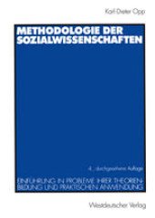 book Methodologie der Sozialwissenschaften: Einführung in Probleme ihrer Theorienbildung und praktischen Anwendung