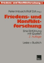 book Friedens- und Konfliktforschung: Eine Einführung mit Quellen