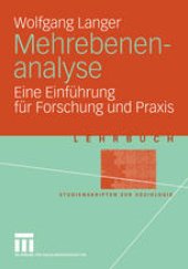 book Mehrebenenanalyse: Eine Einführung für Forschung und Praxis