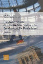 book Handwörterbuch des politischen Systems der Bundesrepublik Deutschland