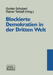 book Blockierte Demokratien in der Dritten Welt