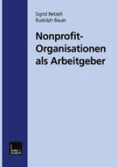 book Nonprofit-Organisationen als Arbeitgeber