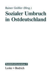 book Sozialer Umbruch in Ostdeutschland