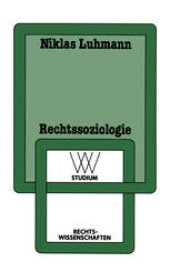 book Rechtssoziologie