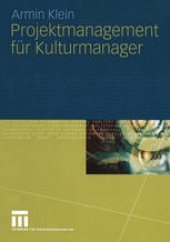 book Projektmanagement für Kulturmanager