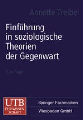 book Einführung in soziologische Theorien der Gegenwart