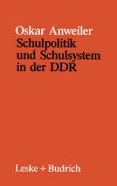 book Schulpolitik und Schulsystem in der DDR