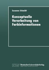 book Konzeptuelle Verarbeitung von Farbinformationen