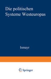 book Die politischen Systeme Westeuropas