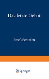 book Das letzte Gebot: Roman