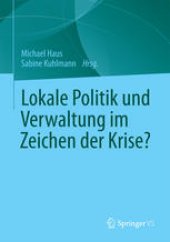 book Lokale Politik und Verwaltung im Zeichen der Krise?