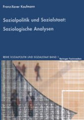 book Sozialpolitik und Sozialstaat: Soziologische Analysen