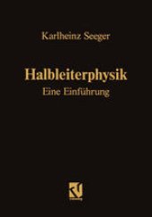 book Halbleiterphysik: Eine Einführung: Band I / II