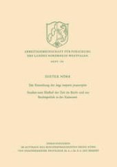 book Die Entstehung der longi temporis praescriptio : Studien zum Einfluß der Zeit im Recht und zur Rechtspolitik in der Kaiserzeit