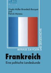 book Frankreich: Eine politische Landeskunde