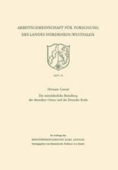 book Die mittelalterliche Besiedlung des deutschen Ostens und das Deutsche Recht