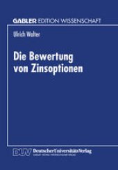 book Die Bewertung von Zinsoptionen