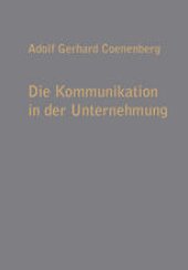 book Die Kommunikation in der Unternehmung