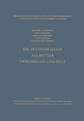 book Die Deutsche Hanse als Mittler zwischen Ost und West