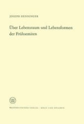 book Über Lebensraum und Lebensformen der Frühsemiten