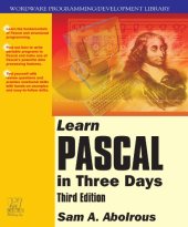 book Learn Pascal in three days