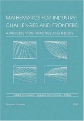 book Mathematics for industry: challenges and frontiers: a process view: practice and theory