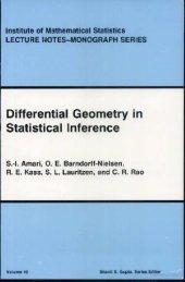 book Differential geometry in statistical inference