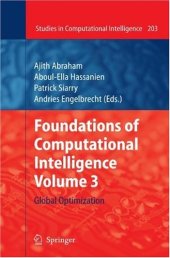 book Foundations of Computational Intelligence Volume 3: Global Optimization