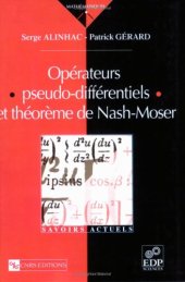 book Opérateurs pseudo-différentiels et théorème de Nash-Moser