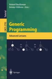 book Generic Programming: Advanced Lectures