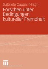 book Forschen unter Bedingungen kultureller Fremdheit