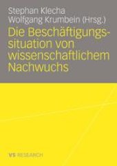 book Die Beschäftigungssituation von wissenschaftlichem Nachwuchs