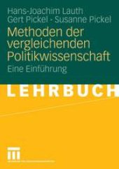 book Methoden der vergleichenden Politikwissenschaft: Eine Einführung