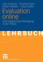 book Evaluation online: Internetgestützte Befragung in der Praxis