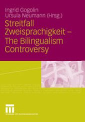 book Streitfall Zweisprachigkeit – The Bilingualism Controversy