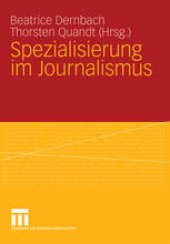 book Spezialisierung im Journalismus