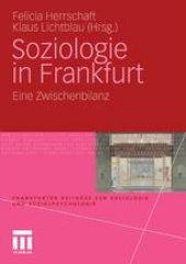 book Soziologie in Frankfurt: Eine Zwischenbilanz