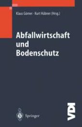 book Abfallwirtschaft und Bodenschutz